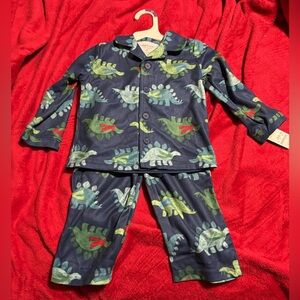 Carter's Blue Dinosaur Pajama Set